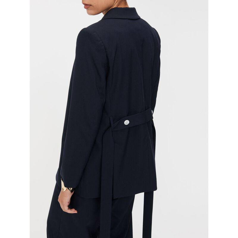 Veronika Maine Stretch Suiting Belted Blazer image number 1